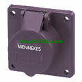 MennekesPanel mounted receptacle1602