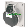 MennekesPanel mounted receptacle with TwinCONTACT 1639
