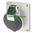 Mennekes Panel mounted receptacle with TwinCONTACT 1644
