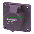 MennekesPanel mounted receptacle1657