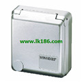Mennekes Cepex flush mounted receptacle SCHUKO 4984