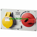 MennekesPanel mounted receptacle7502