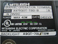 MITSUBISHI 10 inch man machine interfaceA975GOT-TBD-B